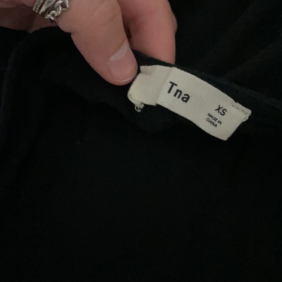 Black racerback midi TNA dress - Picture 3 of 3